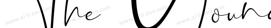 The Youngest Script字体转换